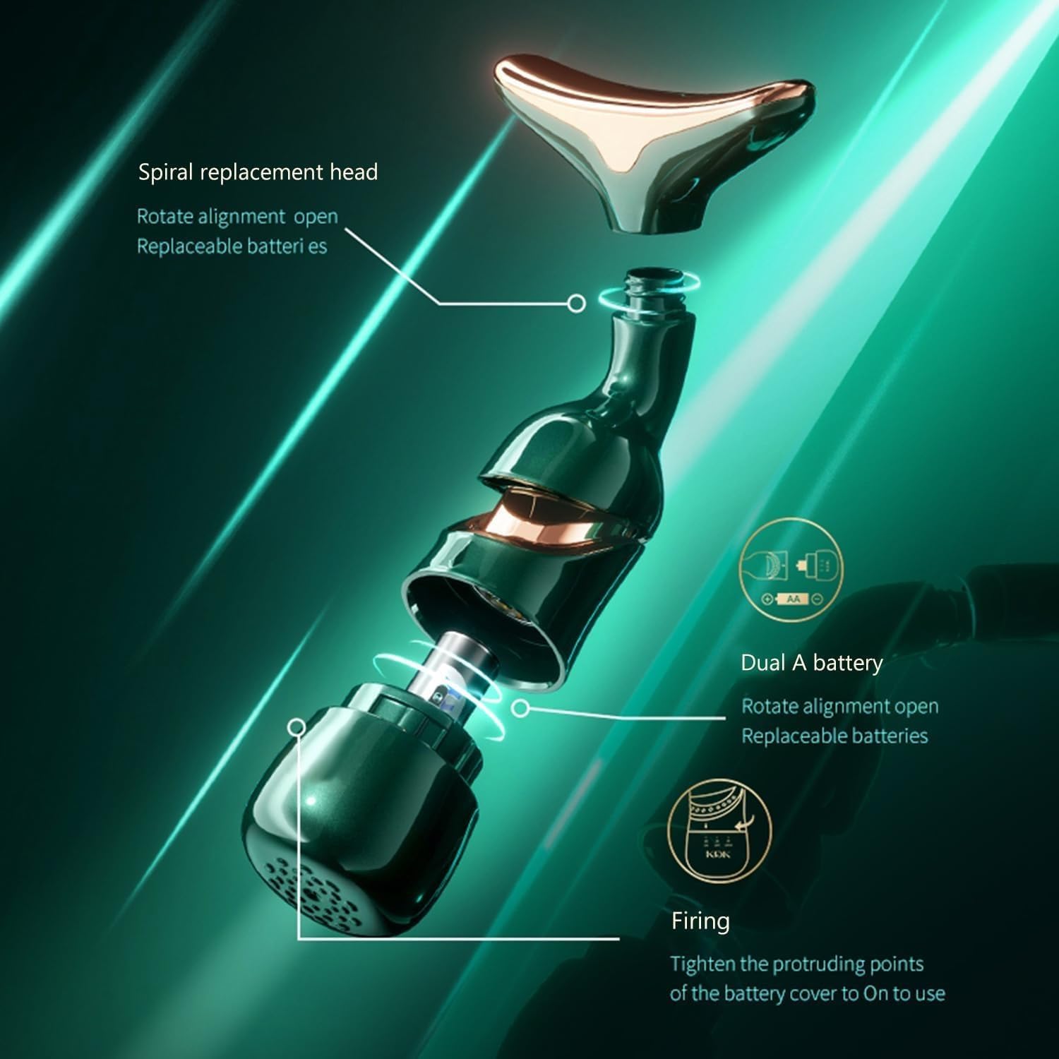 Reliva Glow Electric Facial Massager, Detail 2