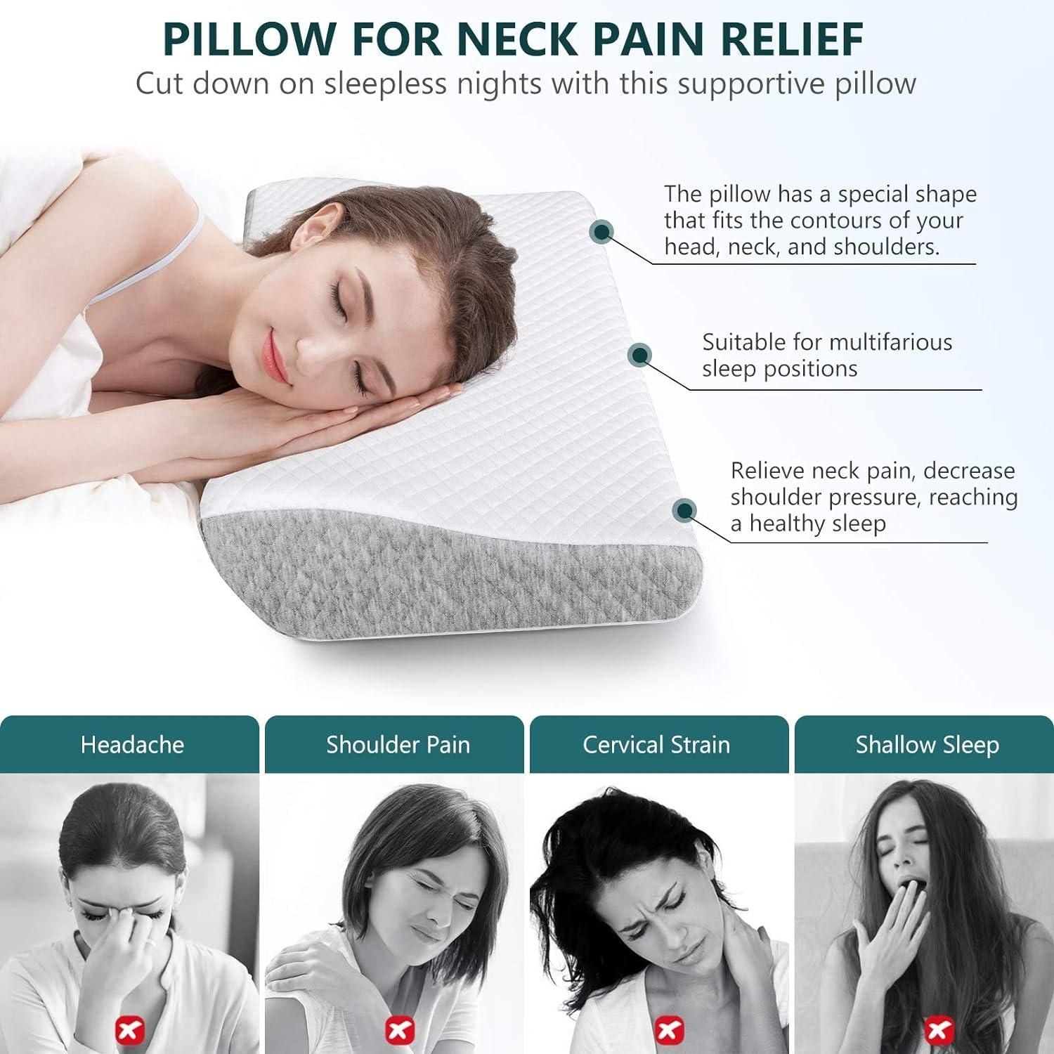 Reliva Rest Neck Pain Pillows, Features